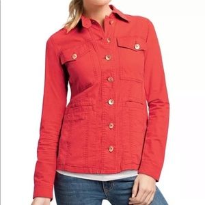 CAbi Taylor Poppy Color Jacket XS #727